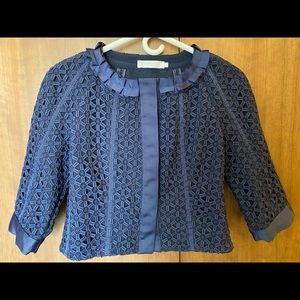 Anne Fontaine cropped lace jacket
